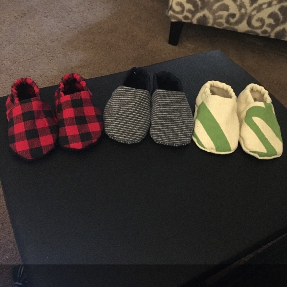Handmade baby shoe bundle